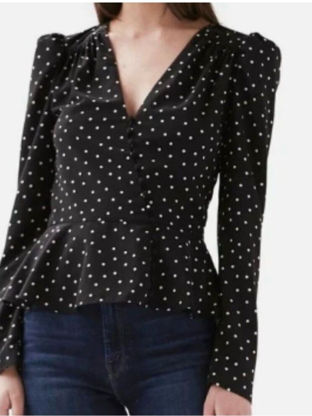 New ML Monique Lhuillier Blouse S